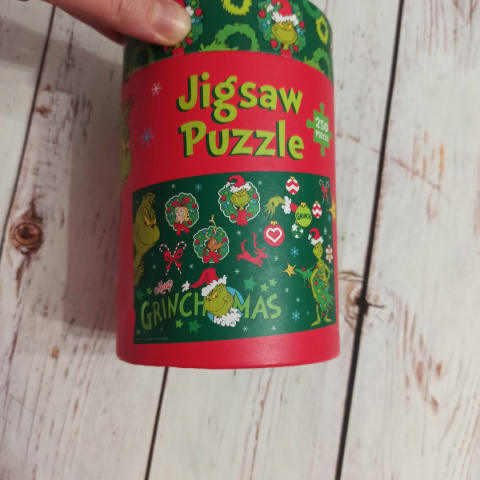 Grinch Jigsaw Puzzle - 250 elementów - 45x28 cm NOWE