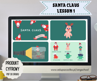 SANTA CLAUS LESSON 1 - prezentacja interaktywna, PDF, Power Point