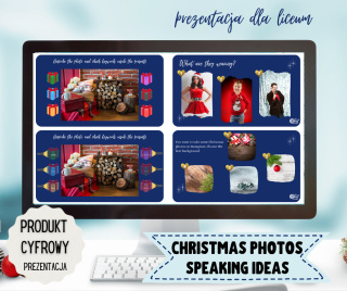 CHRISTMAS PHOTOS - Speaking Ideas - prezentacja dla liceum w pliku PDF i online