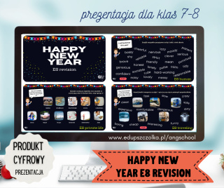 E8 REVISION - HAPPY NEW YEAR - prezentacja PDF