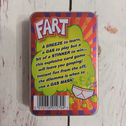 Fart the Explosive Card Game - na podobnych zasadach jak UNO - w środku NOWA