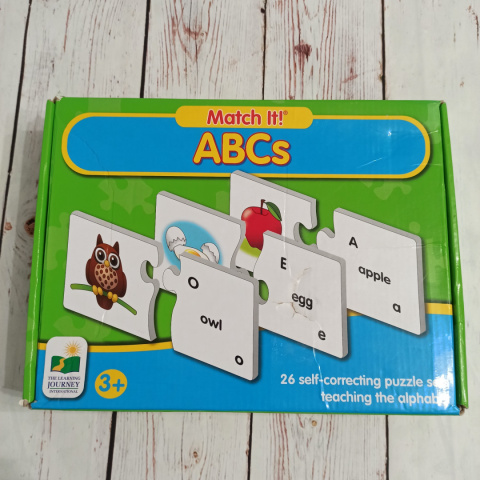 Match It ABCs - puzzle, układanki