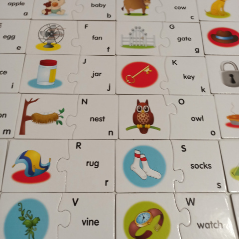 Match It ABCs - puzzle, układanki