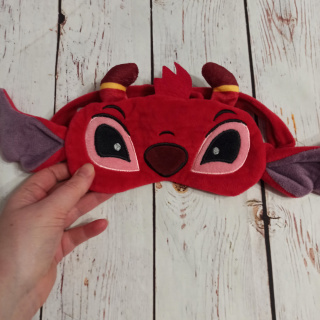 Opaska na oczy CZERWONY STITCH