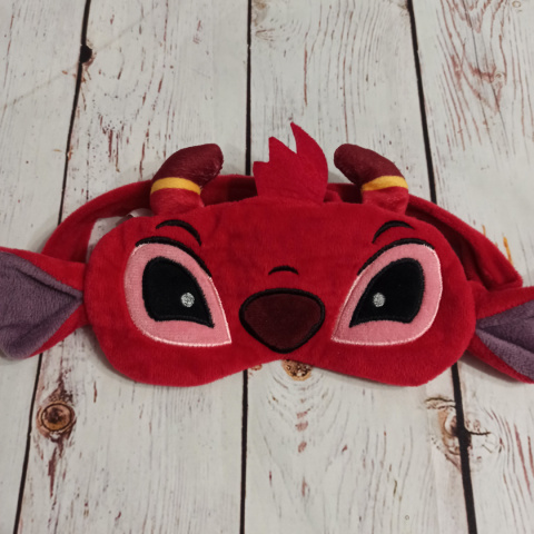 Opaska na oczy CZERWONY STITCH