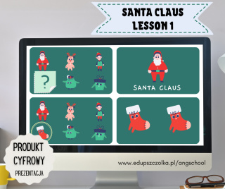 SANTA CLAUS LESSON 1 - prezentacja interaktywna, PDF, Power Point