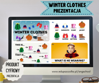 WINTER CLOTHES - prezentacja PDF + interaktywne gry