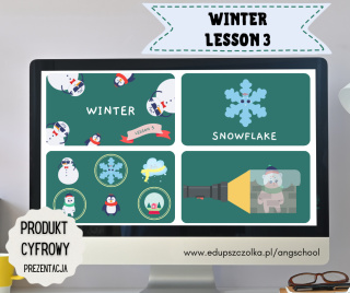 WINTER LESSON 3 - prezentacja interaktywna, PDF, Power Point