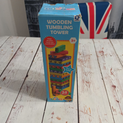 Hey Duggee Wooden Tumbling Tower - JENGA ze zwierzętami