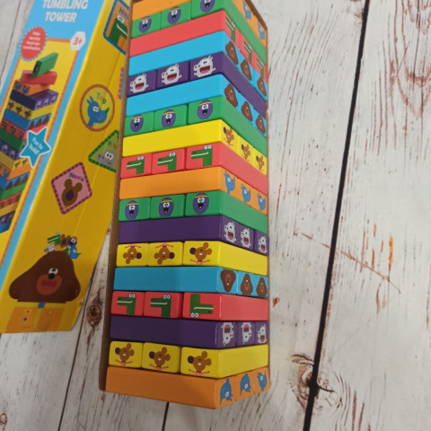 Hey Duggee Wooden Tumbling Tower - JENGA ze zwierzętami