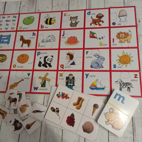 Imagination Learning 3in1 - Alphabet Learning Pack: puzzle XL, bingo, flashcards