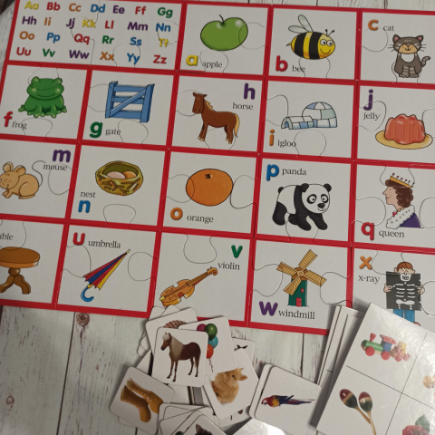 Imagination Learning 3in1 - Alphabet Learning Pack: puzzle XL, bingo, flashcards