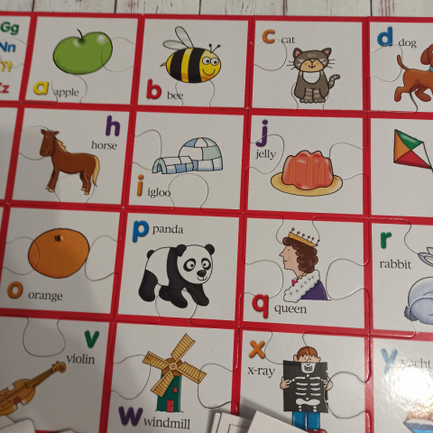 Imagination Learning 3in1 - Alphabet Learning Pack: puzzle XL, bingo, flashcards