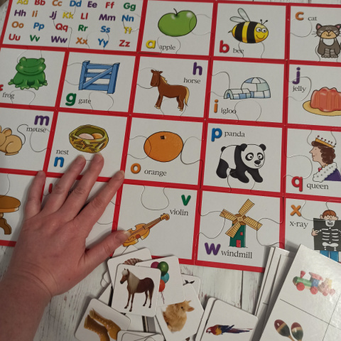 Imagination Learning 3in1 - Alphabet Learning Pack: puzzle XL, bingo, flashcards