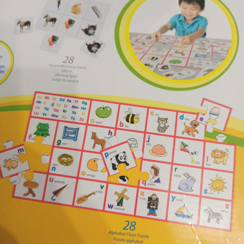 Imagination Learning 3in1 - Alphabet Learning Pack: puzzle XL, bingo, flashcards