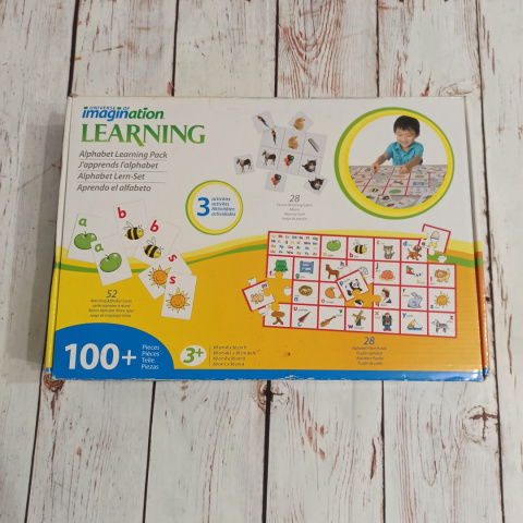 Imagination Learning 3in1 - Alphabet Learning Pack: puzzle XL, bingo, flashcards