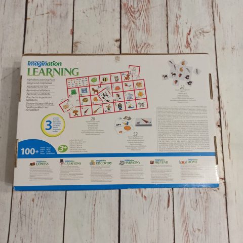 Imagination Learning 3in1 - Alphabet Learning Pack: puzzle XL, bingo, flashcards