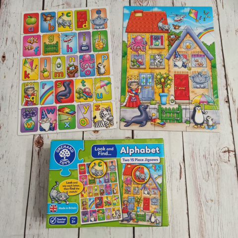 Look and Find ALPHABET - puzzle, układanki Orchard Toys