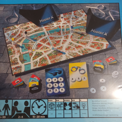 Scotland Yard Junior - po angielsku z mapą LONDYNU NOWA