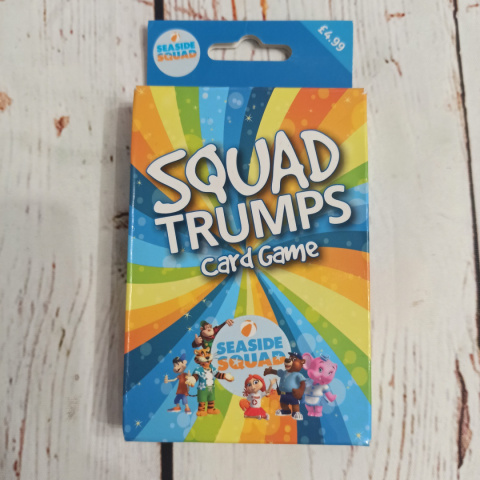 Squad Trumps - karty z postaciami i ich zdolnościami (do stopniowania)