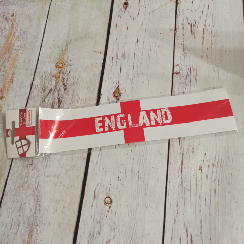 ENGLAND Window Sticker - naklejka na okno z flagą Anglii