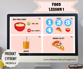 FOOD LESSON 1- Do you like...? - lekcja 1 - prezentacja PDF