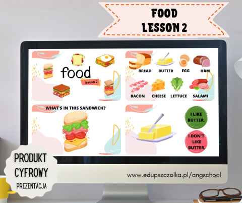 FOOD PACK - zestaw 3 prezentacji do lekcji o jedzeniu - prezentacje PDF