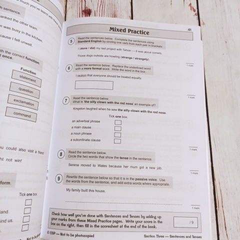 Key Stage Two English - zadania gramatyczne i leksykalne