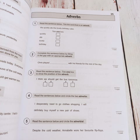 Key Stage Two English - zadania gramatyczne i leksykalne