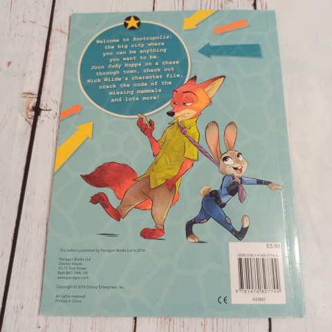 Big City Activities Zootopia - Activity Book po angielsku