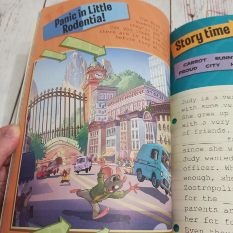 Big City Activities Zootopia - Activity Book po angielsku