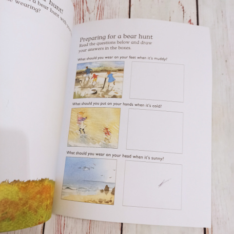 We're going on the Bear Hunt - Activity Book - książeczka z zadaniami do kolorowania i rozwiązywania