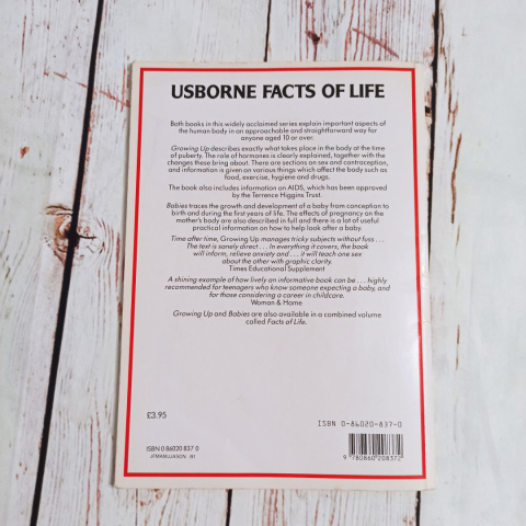 Usborne Facts of Life GROWING UP - CLIL biologia po angielsku