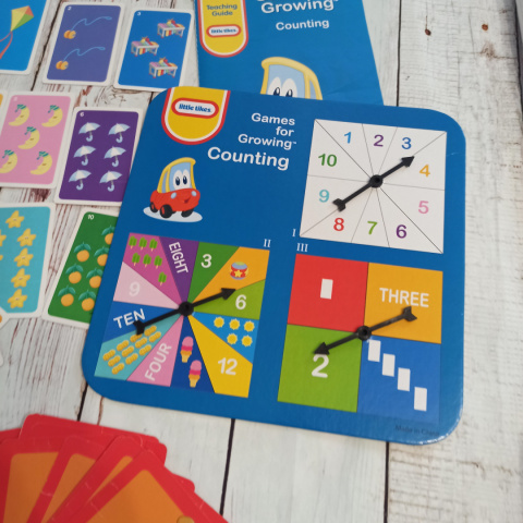 Counting Games for Growing - gra z kartami do losowania - liczenie po angielsku