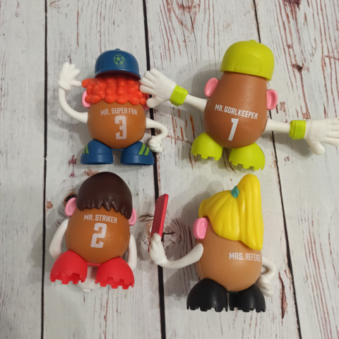 Mr. Mrs. Potato - zestaw 4 footballowych ziemniaków rozkładanych na części