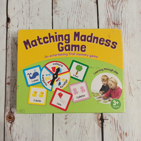 Matching Madness Game - liczba poj. i mn., kolory, obrazki