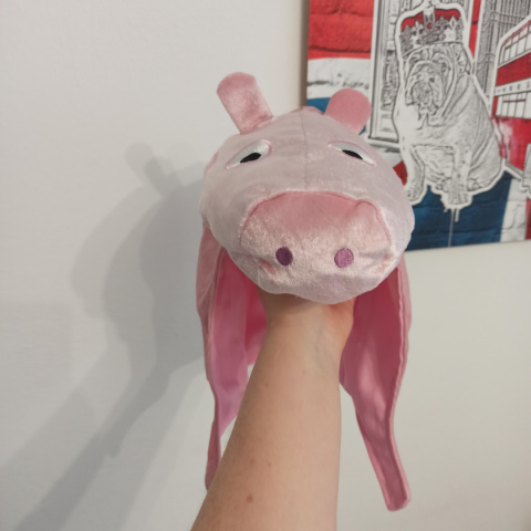 Peppa Pig - pluszowa czapka na głowę, przebranie