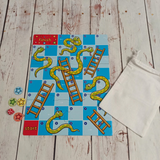 SNAKES AND LADDERS w woreczku - 26x33 cm