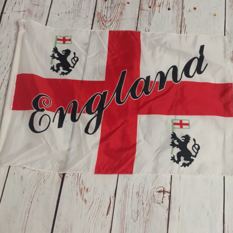 Chorągiewka flaga Anglii - granatowy napis ENGLAND