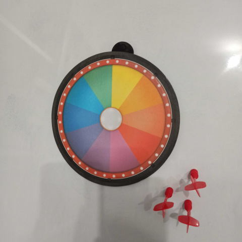 Magnetyczna tarcza z rzutkami suchościeralna 19 cm
