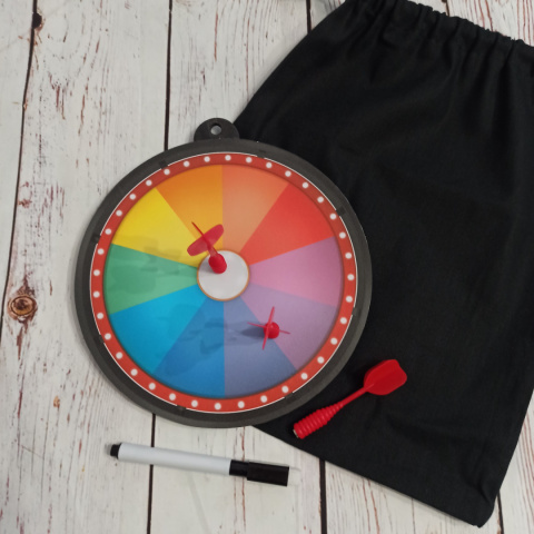 Magnetyczna tarcza z rzutkami suchościeralna 19 cm NOWA