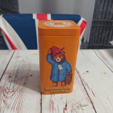 Puszka Paddington Bear Marmelade Cookies 17x7 cm