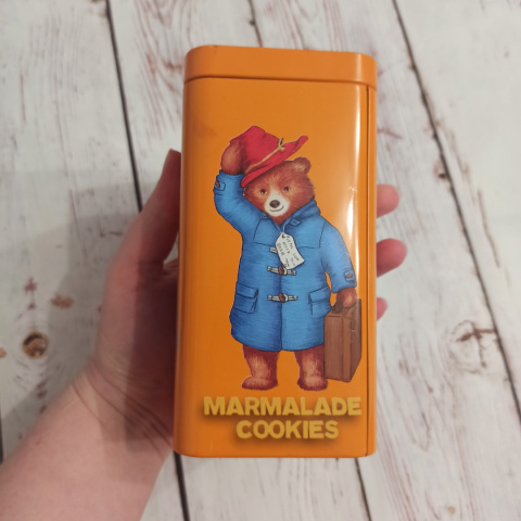 Puszka Paddington Bear Marmelade Cookies 17x7 cm