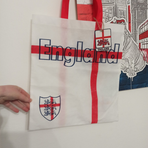 Torba z flagą ENGLAND