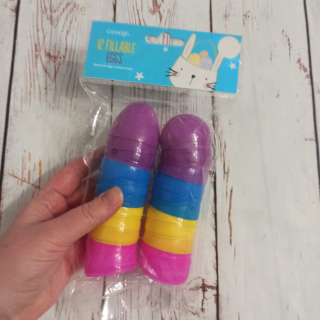 Zestaw 12 zamykanych jajek w 4 kolorach NOWE