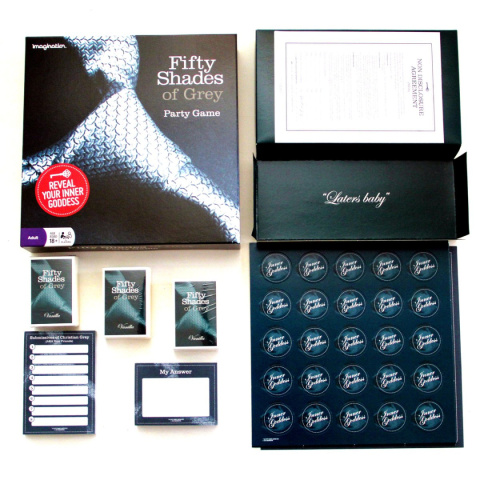 Fifty Shades of Grey - gra z pytaniami dla dorosłych - 90 kart NOWA Fifty Shades of Grey - gra z pytaniami dla dorosłych - 90 kart NOWA