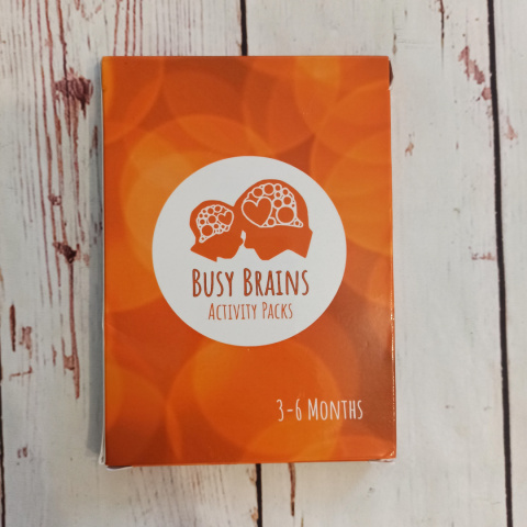BUSY BRAINS - pomysły na aktywności, gry, zabawy dla dzieci od 3 do 6 miesięcy - po angielsku BUSY BRAINS - pomysły na aktywności, gry, zabawy dla dzieci od 3 do 6 miesięcy - po angielsku