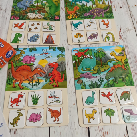 Dinosaur Lotto - Orchard Toys - opis obrazka Dinosaur Lotto - Orchard Toys - opis obrazka