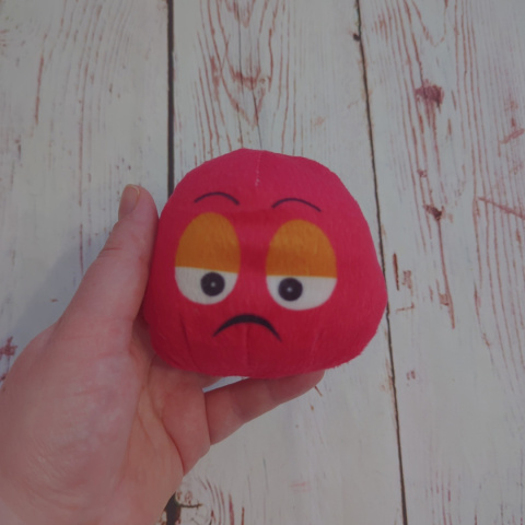 Emotko pluszowa piłeczka - SAD