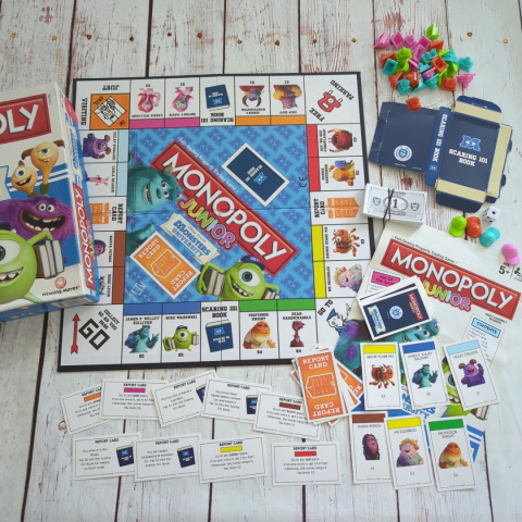 Gra Monopoly JUNIOR MONSTERS UNIVERSITY po angielsku Gra Monopoly JUNIOR MONSTERS UNIVERSITY po angielsku